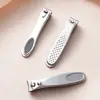 Cortauñas Portátil de Acero Inoxidable para Uso Doméstico, Disponible en Tamaños Grande y Pequeño, Empaquetado Individualmente, Adecuado para Hombres y Mujeres, para Manicura y Corte de Uñas