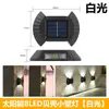 Lámpara de Pared con Carcasa de Luz Solar Iluminación Automática Solar para Exteriores en la Oscuridad Luz de Ambiente Luz Nocturna Impermeable Luz de Jardín