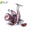 HENGJIA henjia popular carrete de pesca con cabeza de metal carrete de pesca con manivela totalmente metálica carrete de pesca rueda giratoria