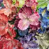 Alice Iris de Cabeza Única Muebles Decorativos para el Hogar Arreglo Floral Flores Artificiales Exhibición en Ventana Fotografía Flores de Seda