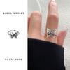 Anillo de plata 925 Lan zhi no se desvanece joyería de personalidad mariposa nicho diseño de apertura anillo de moda ins venta al por mayor