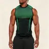 Novo Colete Shark Fitness Muscular Estilo Americano para Homens, Esportes ao Ar Livre Corrida Treinamento, Realçador Muscular, Slim-Fit, Regata de Secagem Rápida