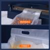 Asas Translúcidas Escarchadas Bolsa Sellada de Ocho Lados Bolsa Sellada Autoportante Snacks Fideos Crujientes de Copo de Nieve Bolsa de Embalaje Transparente