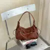 Bolso de Hombro Transfronterizo Estilo Coreano Diseño de Nicho Bolso de Axila Nuevo 2026 Bolso de Mujer Moderno Simple Doble Bolsillo Gran Capacidad