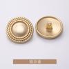 Cadena Metálica con Forma de Tapa de Tres Anillos Pequeña Fragancia Abrigo Ropa Cortavientos Chaqueta Ropa de Lana Botones Sensación de Alta Gama