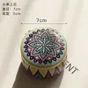 Taza de Vela Aromaterapia con Aceite Esencial de Hierro Forjado 7.5cm Linterna Giratoria Vela de Incienso sin Humo Regalo Souvenir