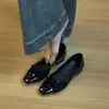 Zapatos bajos de estilo nuevo inspirados en Chanel para mujer, diseño sencillo de lazo, elegantes y adecuados para ropa de noche.