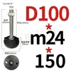 Varilla Niquelada Taza de Pie de Nylon Tornillo Accesorios de Perfil de Aluminio Soporte de Pie de Ajuste Direccional Tornillo para Piso M8-M24