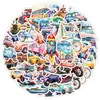 50/100 Peças de Adesivos de Grafite para Carro Caderno Skate Copo d'Água Mala Adesivos Decorativos de Grafite à Prova d'Água Atacado