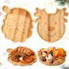 Amazon Bandeja de Madera para Hogar y Deli Bandeja Decorativa de Reno de Madera Navideño Bandeja de Madera Maciza para Snacks de Papá Noel