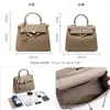 Bolsa Kelly Personalizada Novo Estilo Couro Genuíno Alta Qualidade Couro Bovino de Primeira Camada Bolsa Feminina de Luxo Grande Capacidade Ombro Único Transversal