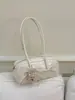 Bolso de hombro con lazo, bolso de axila, bolso de moda 2025, nicho coreano, nuevo modelo Boshi, bolso de asa única para mujer