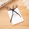 Corea del Sur Algodón Negro Tela para Empaque de Joyería Moda Aretes Especiales Aretes Collar Gama Alta Blanco en stock Ins
