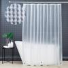 Eva Nueva Cortina de Ducha 3D Mosaico Cortina Transparente + Imán Impermeable Aislamiento Cortina Decoración de Baño Anillo de Cortina de Ducha Gratis