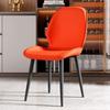 Silla con Respaldo Manicura Luz Taburete Nuevo Moderno Escandinavo Silla de Mesa de Comedor Simple Hogar Lujo Maquillaje Silla de Respaldo Viento Rojo 2023 Respaldo