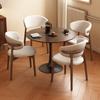 A8L Mesa Redonda Pequeña de Madera Maciza Mesa Redonda Apartamento Pequeño Hogar Complejo Estilo Antiguo Balcón Mesa de Café Mesa de Café Ocio Recepción