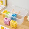 Caja de Almacenamiento de Juguetes para Niños Portátil de Mano Organizador de Piezas Pequeñas de Rompecabezas y Bloques de Construcción Lego Soporte de Exhibición de Escritorio