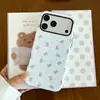 Capinha de Celular Ursinho Biscoito Fofa e Adorável para Meninas, Adequada para Apple iPhone 15/16/17 Pro Max