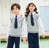 Uniformes de Jardín de Infancia, Ropa de Primavera, Otoño e Invierno, Trajes para Estudiantes de Primaria y Secundaria, Chaquetas de Tres Piezas, Uniformes Escolares de Invierno para Niños