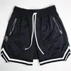 Pantalones deportivos casuales nuevos para hombre, pantalones cortos rectos de malla, pantalones holgados finos de verano a la moda para hombre