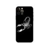 Adecuado para funda de teléfono de escorpión oscuro de marca de moda personalizada para iPhone 15