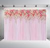 Lote de tela para fotografía transfronteriza de Amazon, suministro directo, tablero de fondo, fondo de escena de fiesta, pared de flores para el Día de San Valentín