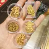 2026 Oro Puro 999 Oro Tesoro de la Fortuna Pegatina para Teléfono Princesa Por Favor Hazte Rico Pegatina que Atrae el Oro Pegatina del Dios de la Riqueza para Teléfono