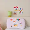 Almofada infantil de veludo de leite, design de desenho animado, travesseiro de memória modelador para bebês e crianças pequenas, travesseiro para soneca de bebê para jardim de infância, núcleo de travesseiro de espuma de memória
