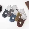 Calcetines nuevos de doble aguja para dama color sólido casual de algodón calcetines de otoño e invierno gruesos cálidos algodón peinado calcetines de mujer al por mayor