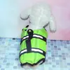 Colete Salva-Vidas para Cães de Estimação Transfronteiriço com Cinto Ajustável Roupa de Natação para Pets com Faixa Refletora Colete Salva-Vidas para Cães