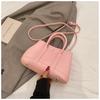 Bolsa Pequena Popular de Verão para Mulheres 2025 Nova Moda Versátil Bolsa Transversal Mini Bolsa Balde Portátil Exquisita