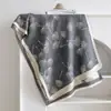 Xale de Luxo Leve de Outono e Inverno para Mulheres, Cachecol de Imitação de Caxemira para Ar Condicionado, Xale e Cachecol Espessos e Quentes para Mulheres no Atacado