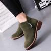Botas Curtas de Outono e Inverno para Mulheres, Botas Martin de Plataforma Versáteis e Impermeáveis, Botas Quentes de Tamanho Grande para Mulheres para Comércio Exterior, Disponíveis para Dropshipping
