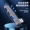 Estação de Docking USB Expansor USB Multi-Portas para Computador Divisor de Expansão para Laptop Hub Um-para-Três