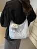 Bolsa de Hombro Casual Suave de Venta Caliente en Comercio Exterior para Mujer Nuevo Modelo 2026 Bolsa de Viaje con Efecto Ondulado de Agua Gran Capacidad Bolsa de Compras Tipo Tote