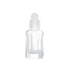 Botella de Vidrio Octagonal con Bola Rodante para Venta al por Mayor, Botella con Bola Rodante, Botella de Perfume, Botella de Aceite Esencial, Botella con Bola Rodante y Tapa Solar, Portátil
