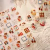 Arte de Hierro Vintage Hecho a Mano Oso Cuadros Pegatinas para Uñas Ts4261 Calcomanías para Uñas Parche Adorable y Juguetón