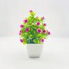 Fornecimento Direto da Fábrica de Plantas Artificiais em Vaso, 25 Botões de Hibisco, Rosas Falsas, Plantas em Vaso, Plantas Verdes Artificiais, Pequenos Ornamentos Bonsai