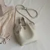 Bolso Cubo Retro para Mujer 2026 Primavera Nuevo Moda Coreana Bolso Tote Simple Gran Capacidad Bolso de Hombro Cruzado