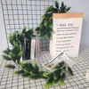 Rattan Sintético Galhos de Pinheiro Decoração de Natal em Rattan Amazon Norfolk Plantas Verdes Sintéticas Fabricante Atacado