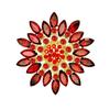 Broche Coreano de Zircônia de Flor Broche Pin de Luxo Decoração Anti-Exposição Nicho Casaco Moda Feminina