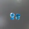 Zirconia de corte de 6 mm piedra suelta, piedra suelta de corte tarot, brillante, se puede usar para pendientes y ear cuffs de bricolaje, Circonita Cúbica