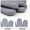 Guantes de Silicona Antiescaldaduras con Logo Personalizado, Guantes Domésticos Acolchados de Cinco Dedos para Barbacoa y Horneado, Guantes de Cocina para Horno con Aislamiento Térmico