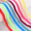 Fita com borda de nylon em estoque para atacado, acessórios de fita de nylon simples de cor sólida, acessórios de fita DIY criativos feitos à mão