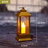 Decorações de Natal, Velas Sexagonais, Pequenas Lanternas de Vento, Adereços de Presente, Decorações para Cena de Bar, Luzes de Chama Portáteis