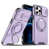La Nueva Funda Lingke es Adecuada para Teléfonos Móviles Apple Ip 12Promax, con un Soporte de Ventana Deslizante Recién Actualizado, Anti-Caídas y Resistente a Golpes