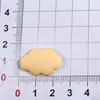 Nova Capa de Celular de Resina Nuvem Branca Duas Cores Areia Movediça Material de Beleza DIY Acessórios de Capa de Celular Creme