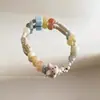 Venta Directa de Fábrica~Pulsera de Cerámica Linda de Dibujos Animados Peculiares de Jingdezhen para Mujeres Diseño de Nicho Dopamina Mejor Amiga Estudiante