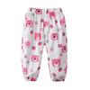 Pantalones Anti-Mosquitos de Verano 2026 para Bebés Niñas de Sweetheart Daddy, con Diseño de Oso Fresa, Elegantes y Lindos, para Aire Acondicionado