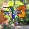 Decoración de Ventana Acrílica de Colibrí Nuevo Transfronteriza Colgante Decorativo de Ventana de Colibrí